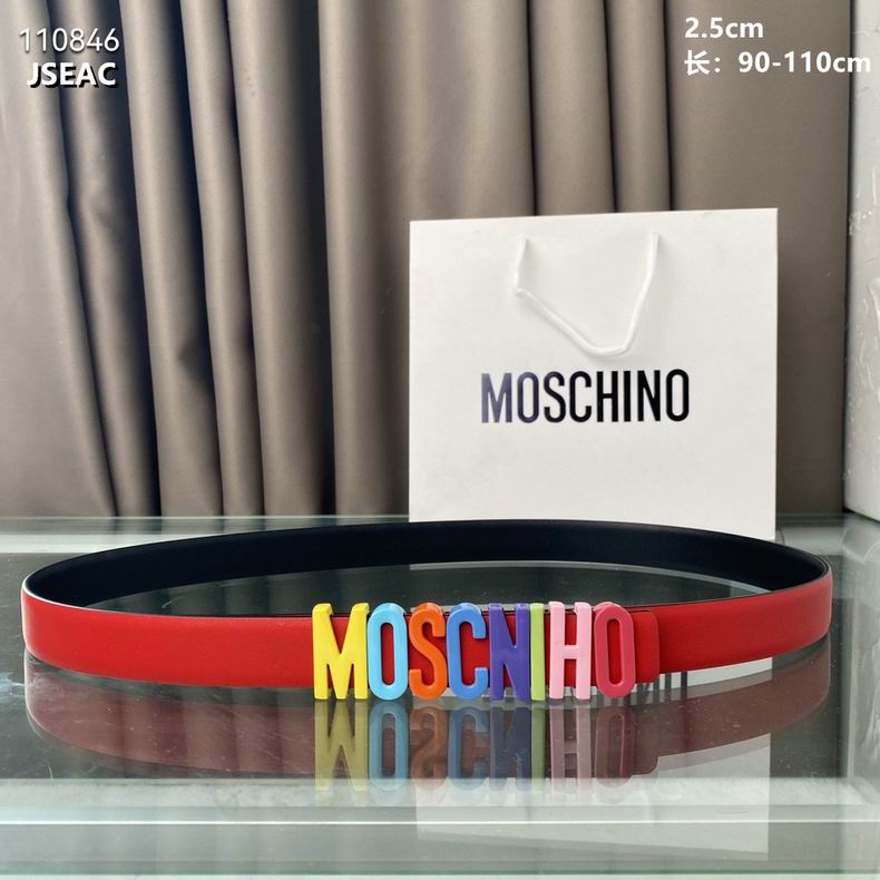 Moschino Belt 25mmX90-110cm 8L01